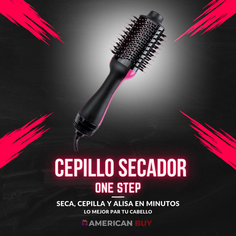 Cepillo secador rosado